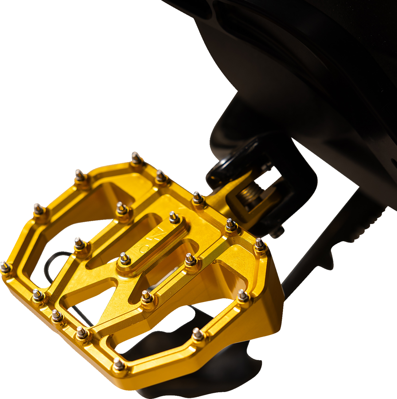 THRASHIN SUPPLY CO. Mini Aggressor Floorboards - Gold - Rear TSC-2031-5-D