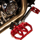 THRASHIN SUPPLY CO. Mini Aggressor Floorboards - Red - Rear TSC-2031-2-D