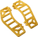 THRASHIN SUPPLY CO. Aggressor Floorboards - Gold TSC-2219-5