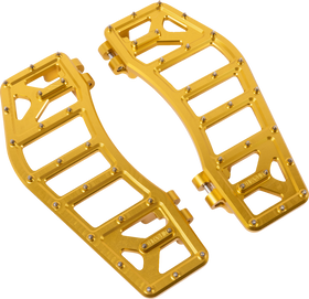 THRASHIN SUPPLY CO. Aggressor Floorboards - Gold TSC-2219-5