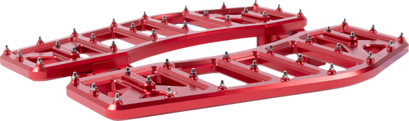 THRASHIN SUPPLY CO. Aggressor Floorboards - Red TSC-2219-2