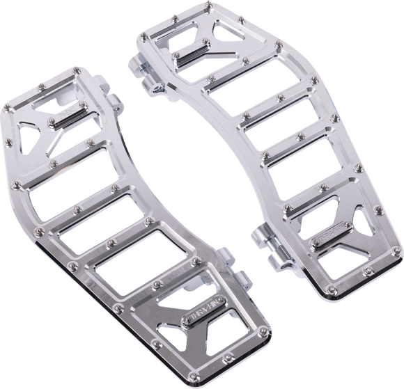 THRASHIN SUPPLY CO. Aggressor Floorboards - Chrome TSC-2219-3
