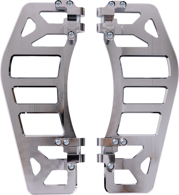 THRASHIN SUPPLY CO. Aggressor Floorboards - Chrome TSC-2219-3