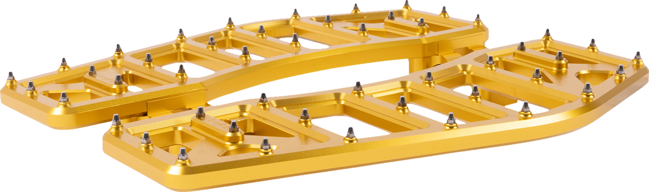 THRASHIN SUPPLY CO. Aggressor Floorboards - Gold TSC-2219-5