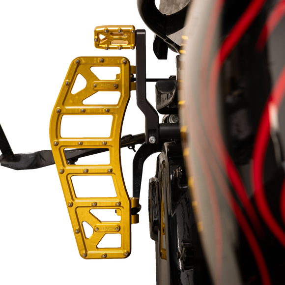 THRASHIN SUPPLY CO. Aggressor Floorboards - Gold TSC-2219-5