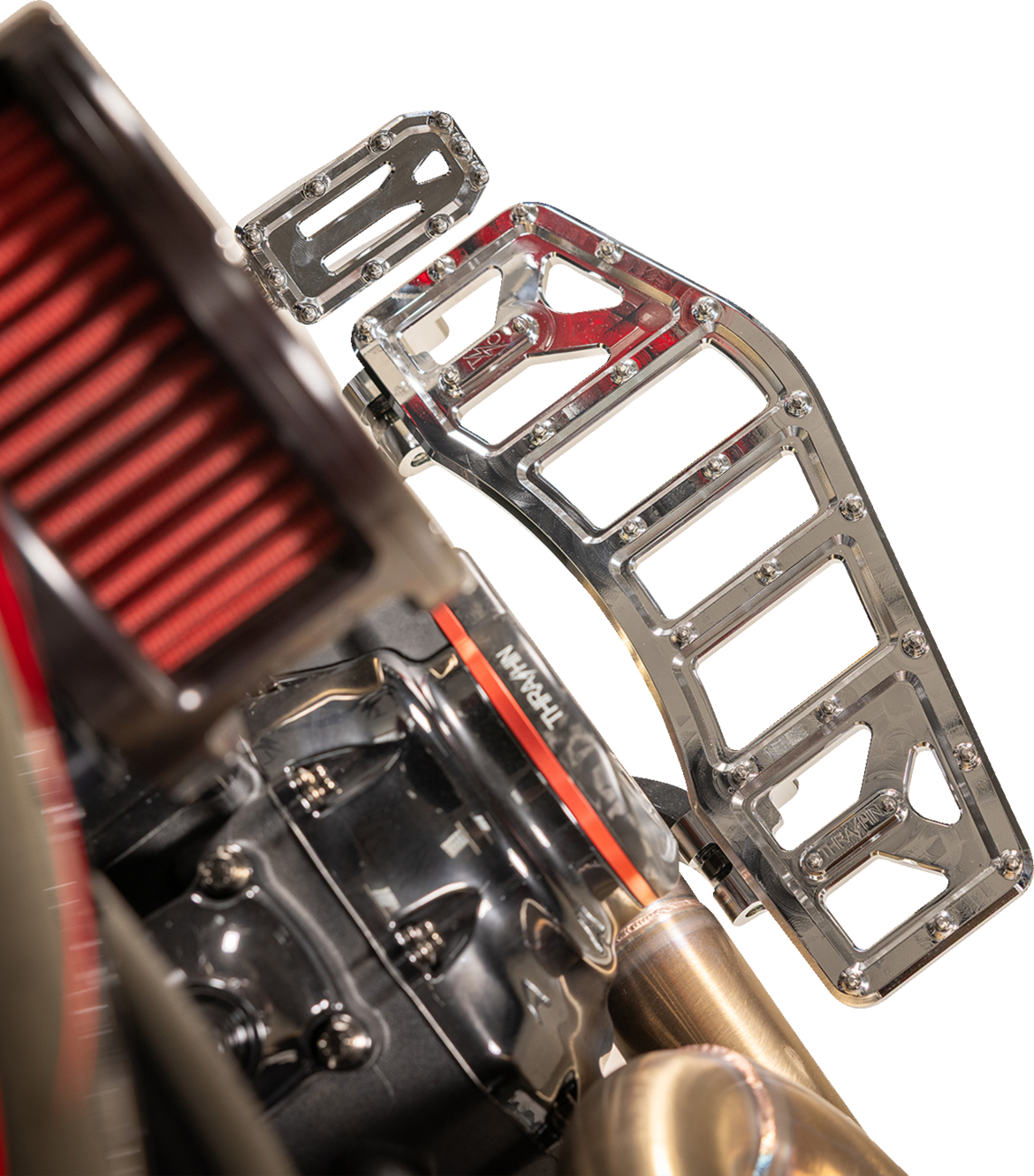 THRASHIN SUPPLY CO. Aggressor Floorboards - Chrome TSC-2219-3