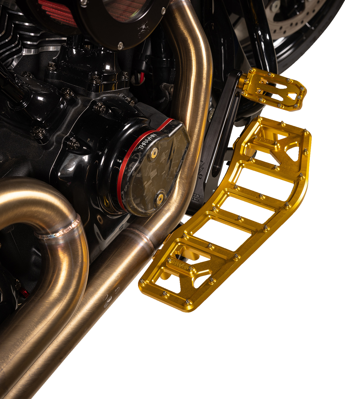 THRASHIN SUPPLY CO. Aggressor Floorboards - Gold TSC-2219-5