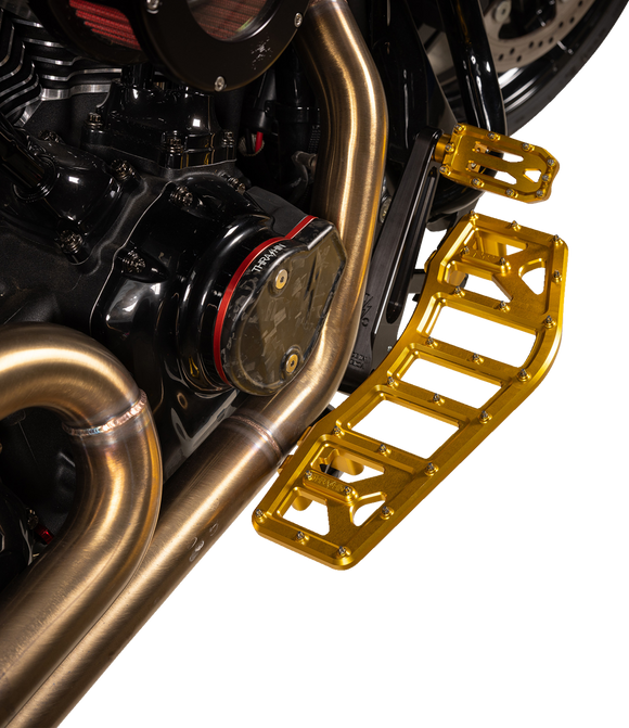 THRASHIN SUPPLY CO. Aggressor Floorboards - Gold TSC-2219-5