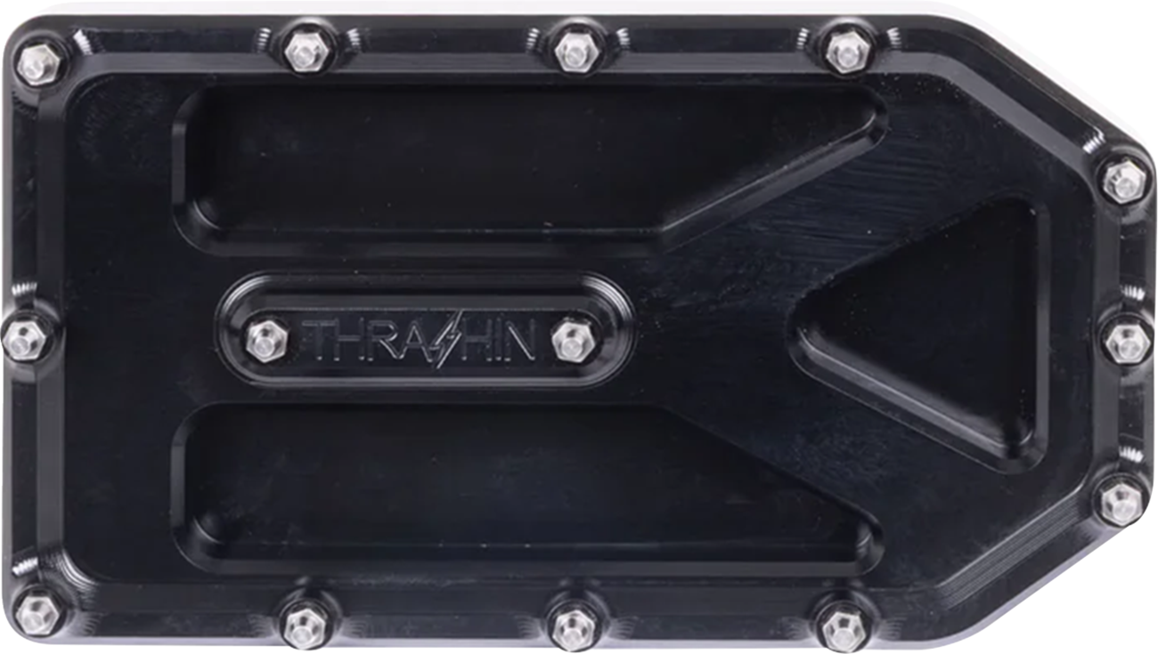 THRASHIN SUPPLY CO. Aggressor Brake Pedal Pad - Black - Touring TSC-2220-1