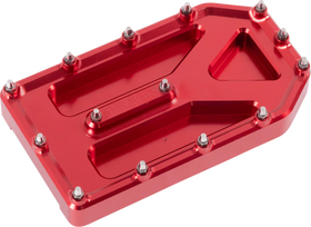 THRASHIN SUPPLY CO. Aggressor Brake Pedal Pad - Red - Touring TSC-2220-2