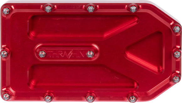 THRASHIN SUPPLY CO. Aggressor Brake Pedal Pad - Red - Touring TSC-2220-2