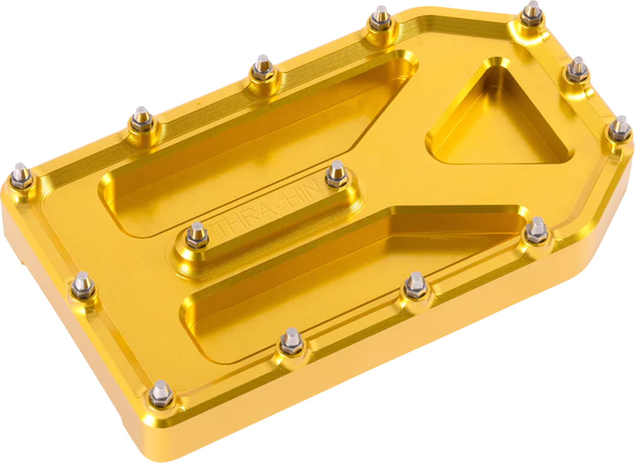 THRASHIN SUPPLY CO. Aggressor Brake Pedal Pad - Gold - Touring TSC-2220-5