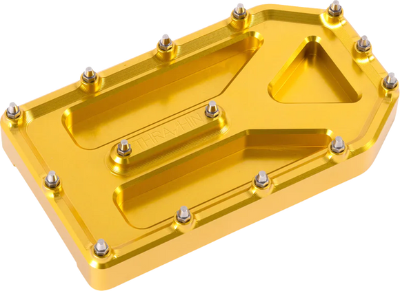 THRASHIN SUPPLY CO. Aggressor Brake Pedal Pad - Gold - Touring TSC-2220-5