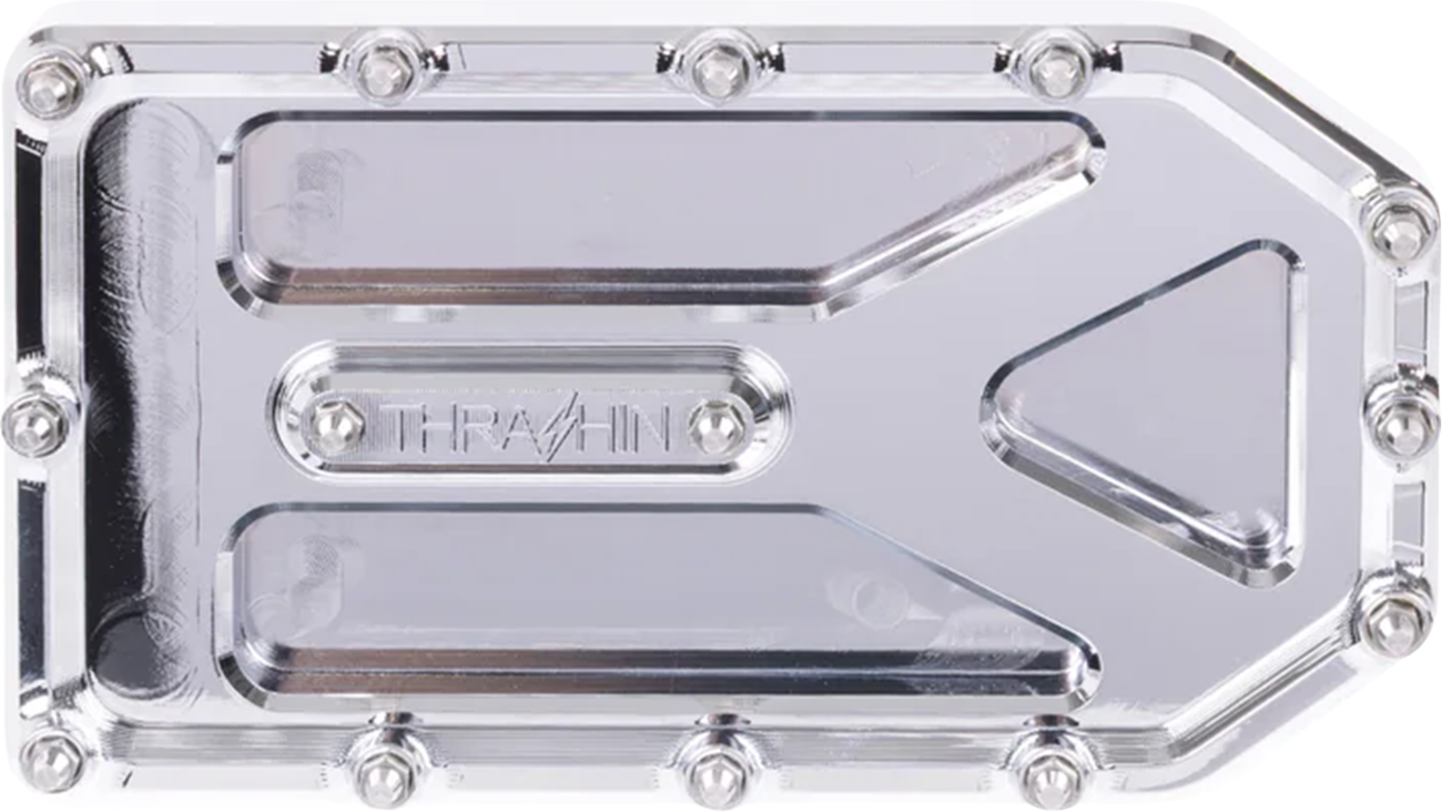 THRASHIN SUPPLY CO. Aggressor Brake Pedal Pad - Chrome - Touring TSC-2220-3