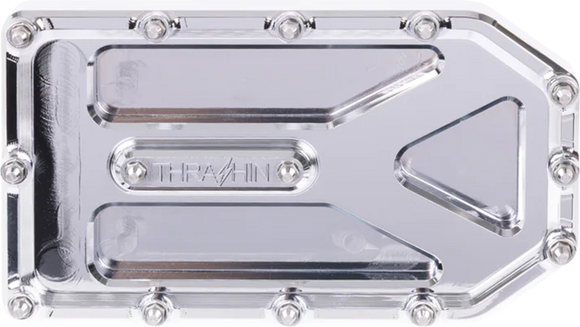 THRASHIN SUPPLY CO. Aggressor Brake Pedal Pad - Chrome - Touring TSC-2220-3