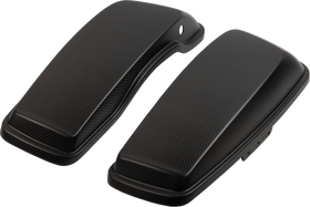 SLYFOX Saddlebag Lids - Carbon Matte - FL '14-'23 1020-SBLC-M