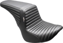 LE PERA Kickflip Up Front Seat - Pleated - Black - FL/FX '18-'25 LYU-590PT