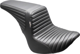 LE PERA Kickflip Up Front Seat - Pleated - Black - FL/FX '18-'25 LYU-590PT