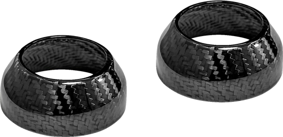 SADDLEMEN Fork Cover - 39 mm - Gloss CF-8-0006