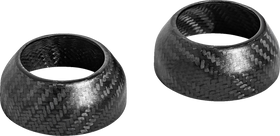 SADDLEMEN Fork Cover - 39 mm - Matte CF-8-0006M