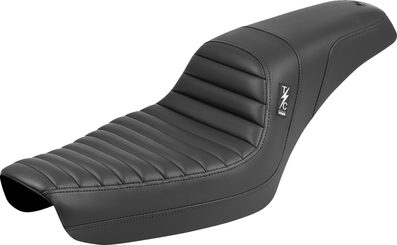 SADDLEMEN Thrashin' Pro Series Seat - Tuck-n-Roll - Dyna '96-'03 TS89604T