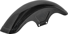 SADDLEMEN Front Fender - Carbon Fiber/Gloss - Dyna/Sportster CF-8-0003