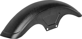 SADDLEMEN Front Fender - Carbon Fiber/Matte - Dyna/Sportster CF-8-0003M