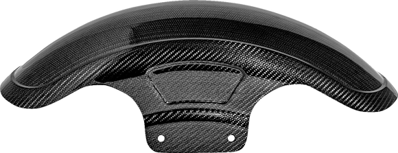 SADDLEMEN Carbon Fiber Front Fender - Gloss - Touring '23-'25 CF-823-07-001