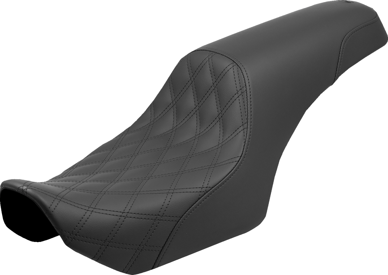 SADDLEMEN Seat - Profiler* - Black - Lattice Stitch - Nightster '22-'25 822-11-149