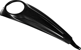 SADDLEMEN Dash Panel - Center Fill - Carbon Fiber/Gloss CF-823-07-002