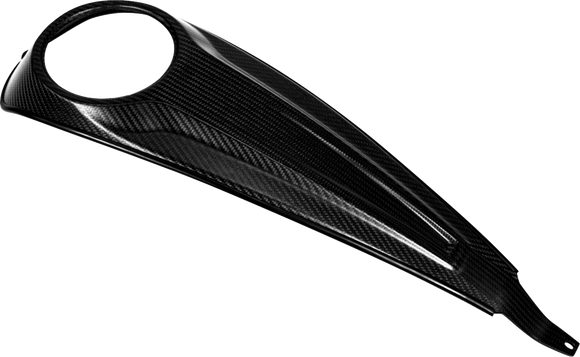 SADDLEMEN Dash Panel - Center Fill - Carbon Fiber/Gloss CF-823-07-002