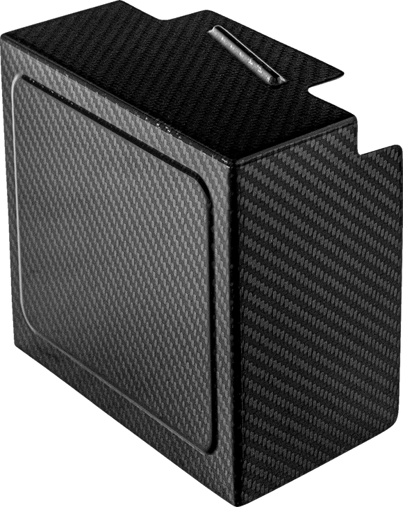 SADDLEMEN Battery Cover - Carbon Fiber - Gloss Black CF-899-04-002