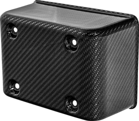 SADDLEMEN Fuse Block Cover - Carbon Fiber - Gloss Black CF-899-04-003
