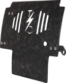 THRASHIN SUPPLY CO. Skid Plate - Carbon Fiber/Forged - With Black Brackets - FLHX/FLTRX TSC-3035-1