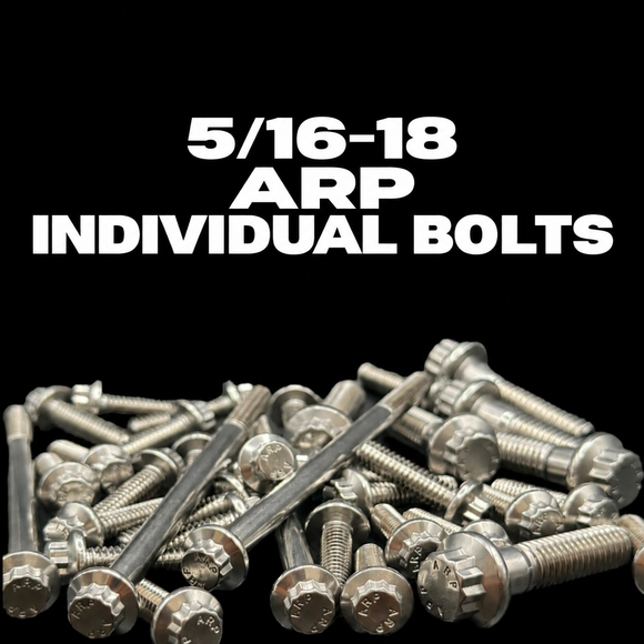 BAMCO 5/16-18 ARP Bolts, ARP stainless steel 12 point bolts sold individually