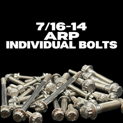 BAMCO 7/16-14 ARP Bolts, ARP stainless steel 12 point bolts sold individually