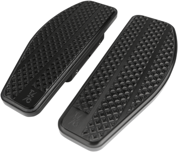 THRASHIN SUPPLY CO. Passenger Floorboards - Black - FL TSC-2205-1
