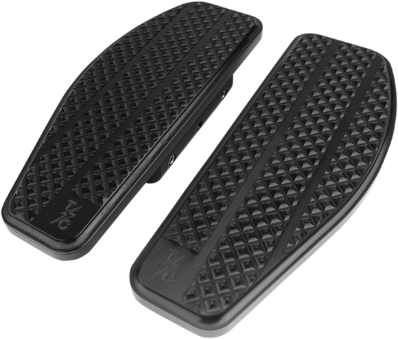 THRASHIN SUPPLY CO. Passenger Floorboards - Black - FL TSC-2205-1