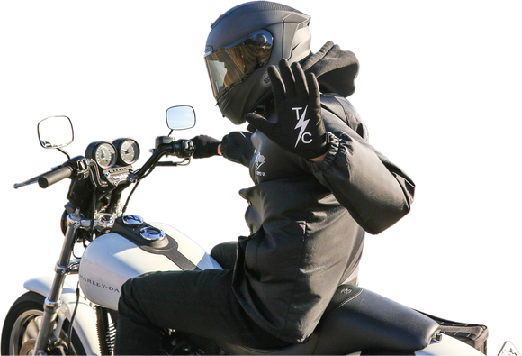 THRASHIN SUPPLY CO. Stealth V2 Gloves - Black - Medium SV2-01-009