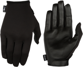 THRASHIN SUPPLY CO. Stealth Leather Palm Gloves - Black - XL SLG-01-011