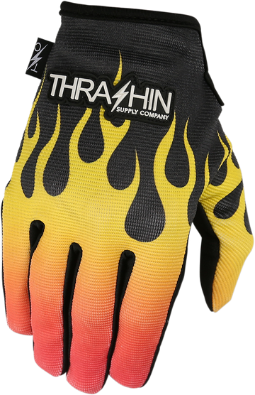 THRASHIN SUPPLY CO. Stealth Gloves - Flame - SV1-07-10