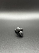 Close-up of BAMCO ARP stainless bolts installed on a Harley-Davidson Harley, ARP Docking Hardware Kit