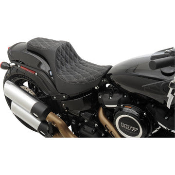 DRAG - PREDATOR III SEAT - DOUBLE DIAMOND, SILVER THREAD - FXFB - 0