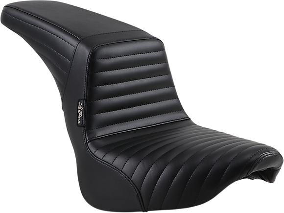LE PERA Kickflip Seat - Pleated - Black - Softail '18-'23 LYF-590PT