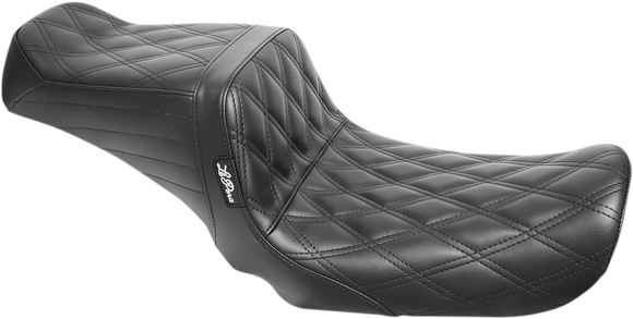 LE PERA Tailwhip Seat - Double Diamond - Black - FXD '06-'17 LK-581DD