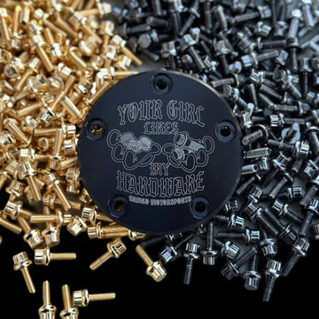 BAMCO BAMCO 12 Point Points Covers for Harley-Davidson Harley, machined and plated in the USA