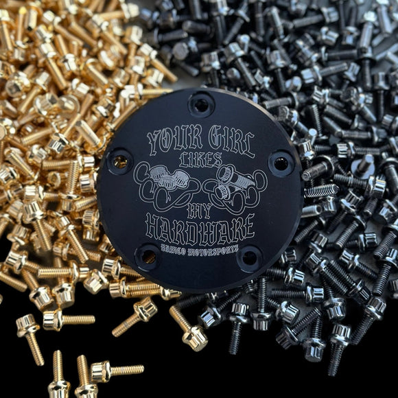 BAMCO BAMCO 12 Point Points Covers for Harley-Davidson Harley, machined and plated in the USA