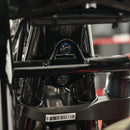 Close-up of BAMCO ARP stainless bolts installed on a Harley-Davidson Bagger, Bagger Fairing Support Bracket ARP Kit