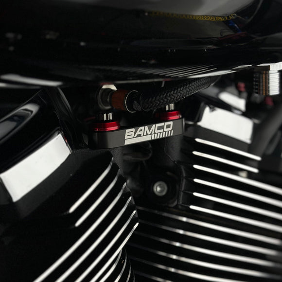 BAMCO 17-23 Bagger Horn Delete Kit finish options, ARP stainless steel bolts for Harley-Davidson, USA made