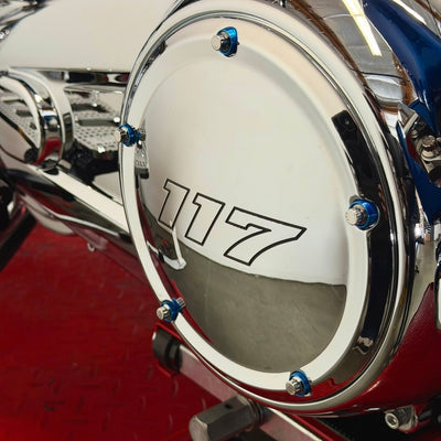 BAMCO Derby Cover Washers for Harley-Davidson Harley, CNC machined 7075 billet aluminum washers